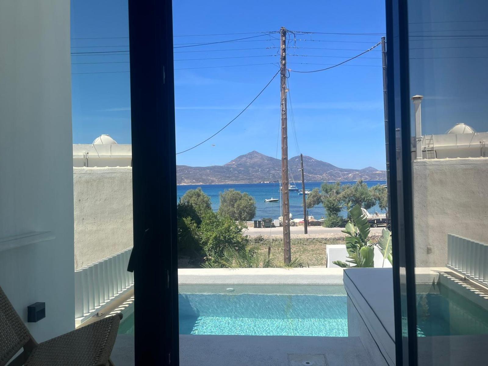 Boho Sapiens Sea View Apartment Adamantas  Bagian luar foto